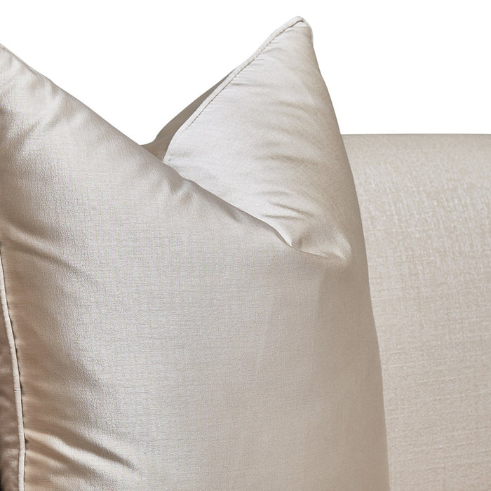 AICO Malibu Crest 3-Piece Sofa Sectional in Pearl Chardonnay - Bargain Furniture (Detroit, MI)