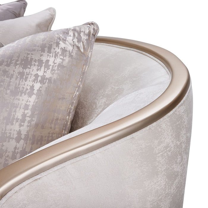 AICO Malibu Crest Sofa in Chardonnay - Bargain Furniture (Detroit, MI)