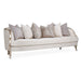 AICO Malibu Crest Sofa in Chardonnay - Bargain Furniture (Detroit, MI)