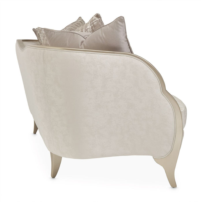 AICO Malibu Crest Loveseat in Chardonnay - Bargain Furniture (Detroit, MI)
