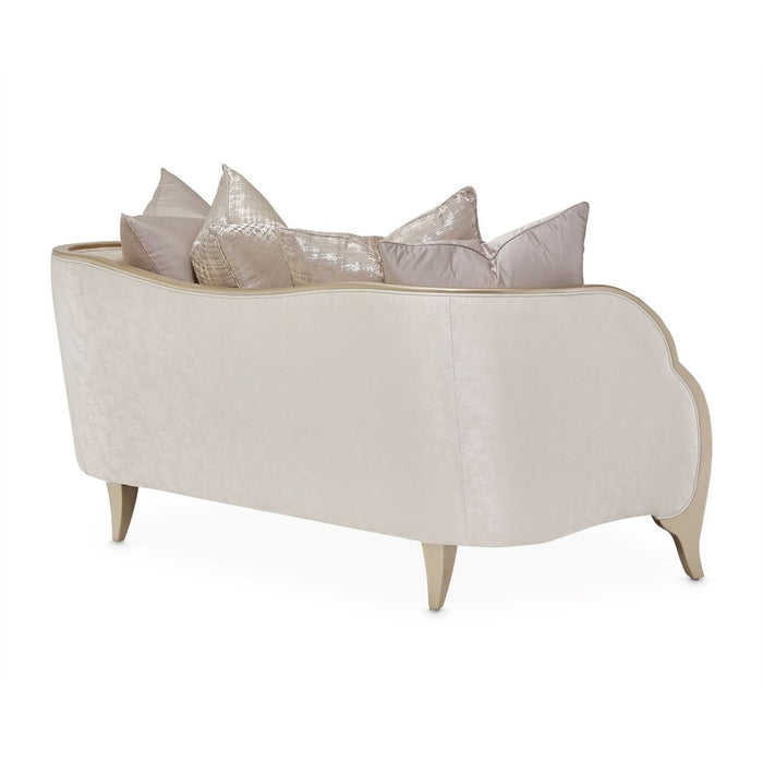AICO Malibu Crest Loveseat in Chardonnay - Bargain Furniture (Detroit, MI)