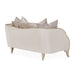 AICO Malibu Crest Loveseat in Chardonnay - Bargain Furniture (Detroit, MI)