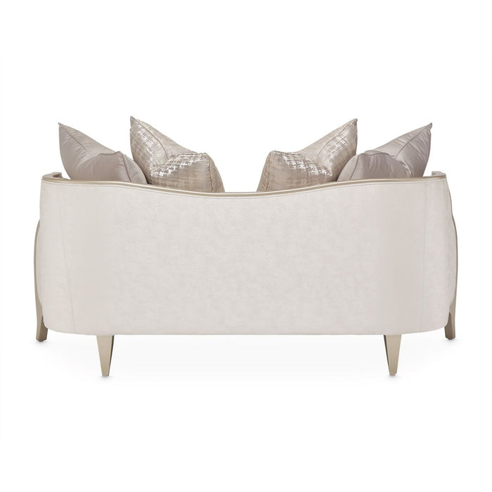 AICO Malibu Crest Loveseat in Chardonnay - Bargain Furniture (Detroit, MI)