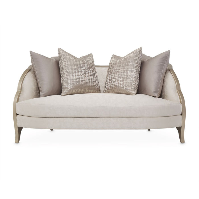 AICO Malibu Crest Loveseat in Chardonnay - Bargain Furniture (Detroit, MI)