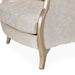 AICO Malibu Crest Chair in Chardonnay - Bargain Furniture (Detroit, MI)