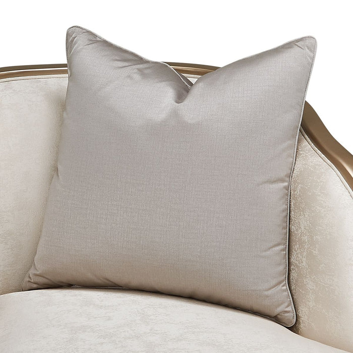 AICO Malibu Crest Chair in Chardonnay - Bargain Furniture (Detroit, MI)
