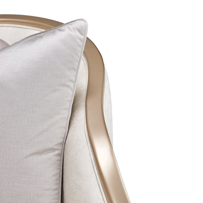AICO Malibu Crest Chair & A Half in Chardonnay - Bargain Furniture (Detroit, MI)