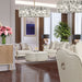AICO Malibu Crest Chair & A Half in Chardonnay - Bargain Furniture (Detroit, MI)
