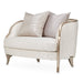 AICO Malibu Crest Chair & A Half in Chardonnay - Bargain Furniture (Detroit, MI)