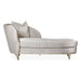 AICO Malibu Crest Chaise in Chardonnay - Bargain Furniture (Detroit, MI)