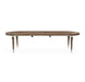 AICO Villa Cherie 4 Leg Oval Dining Table in Hazelnut - Bargain Furniture (Detroit, MI)