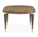 AICO Villa Cherie 4 Leg Oval Dining Table in Hazelnut - Bargain Furniture (Detroit, MI)