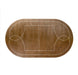 AICO Villa Cherie 4 Leg Oval Dining Table in Hazelnut - Bargain Furniture (Detroit, MI)