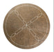 AICO Villa Cherie Round Dining Table in Hazelnut - Bargain Furniture (Detroit, MI)