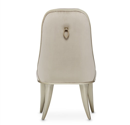 AICO Villa Cherie Side Chair in Hazelnut - Bargain Furniture (Detroit, MI)