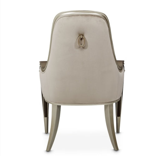 AICO Villa Cherie Arm Chair in Hazelnut - Bargain Furniture (Detroit, MI)
