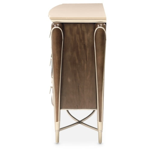 AICO Villa Cherie Dresser in Hazelnut - Bargain Furniture (Detroit, MI)
