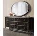 AICO Villa Cherie Dresser Mirror in Hazelnut - Bargain Furniture (Detroit, MI)