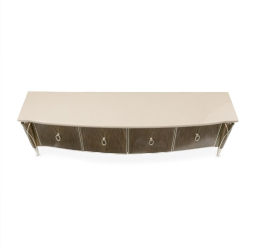 AICO Villa Cherie Media Cabinet in Hazelnut - Bargain Furniture (Detroit, MI)