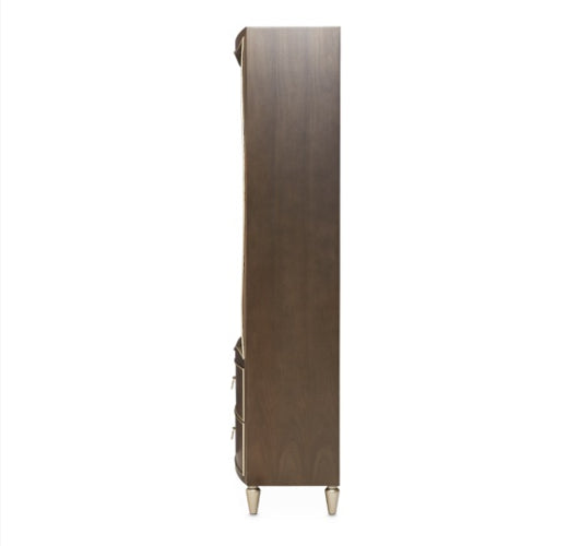 AICO Villa Cherie Bookcase in Hazelnut - Bargain Furniture (Detroit, MI)