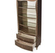 AICO Villa Cherie Bookcase in Hazelnut - Bargain Furniture (Detroit, MI)
