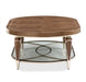 AICO Villa Cherie Oval Cocktail Table in Hazelnut - Bargain Furniture (Detroit, MI)