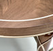 AICO Villa Cherie Oval Cocktail Table in Hazelnut - Bargain Furniture (Detroit, MI)
