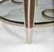 AICO Villa Cherie End Table in Hazelnut - Bargain Furniture (Detroit, MI)