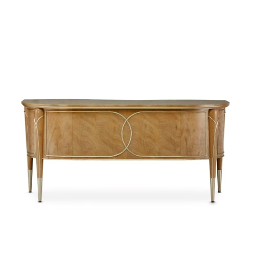 AICO Villa Cherie Desk in Caramel - Bargain Furniture (Detroit, MI)