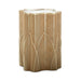 AICO Villa Cherie Chairside Table in Caramel image