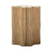 AICO Villa Cherie Chairside Table in Caramel - Bargain Furniture (Detroit, MI)
