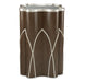 AICO Villa Cherie Chairside Table in Hazelnut - Bargain Furniture (Detroit, MI)