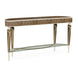 AICO Villa Cherie Console Table in Hazelnut - Bargain Furniture (Detroit, MI)