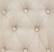AICO Villa Cherie Tufted Vanity Chair in Hazelnut - Bargain Furniture (Detroit, MI)