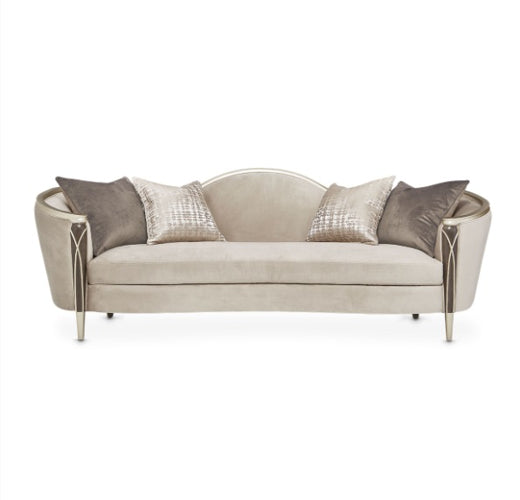 AICO Villa Cherie Sofa in Hazelnut - Bargain Furniture (Detroit, MI)