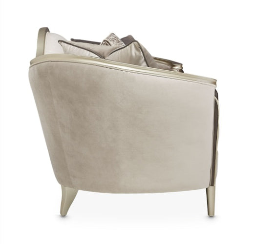 AICO Villa Cherie Sofa in Hazelnut - Bargain Furniture (Detroit, MI)