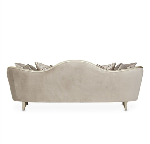 AICO Villa Cherie Sofa in Hazelnut - Bargain Furniture (Detroit, MI)