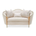 AICO Villa Cherie Loveseat in Caramel - Bargain Furniture (Detroit, MI)