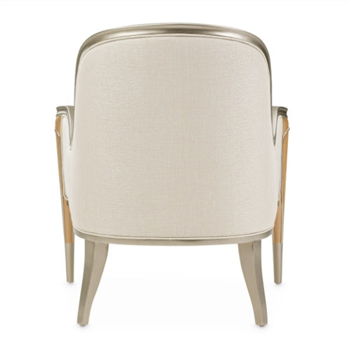 AICO Villa Cherie Accent Chair in Caramel - Bargain Furniture (Detroit, MI)