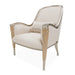 AICO Villa Cherie Accent Chair in Caramel - Bargain Furniture (Detroit, MI)