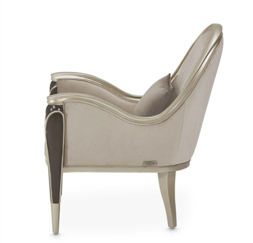 AICO Villa Cherie Accent Chair in Hazelnut - Bargain Furniture (Detroit, MI)