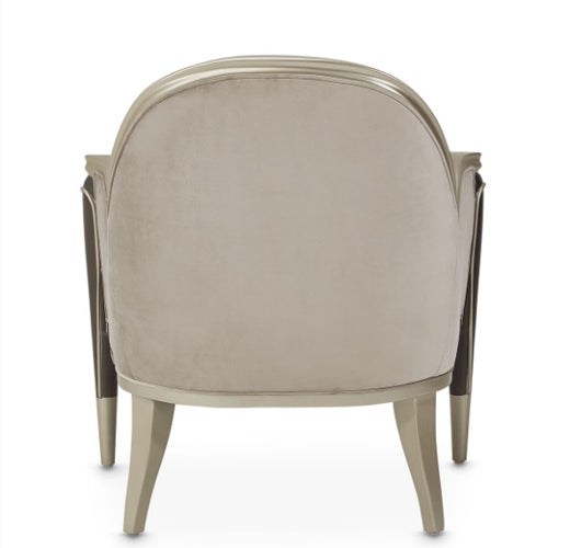 AICO Villa Cherie Accent Chair in Hazelnut - Bargain Furniture (Detroit, MI)