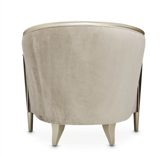 AICO Villa Cherie Matching Accent Chair in Hazelnut - Bargain Furniture (Detroit, MI)