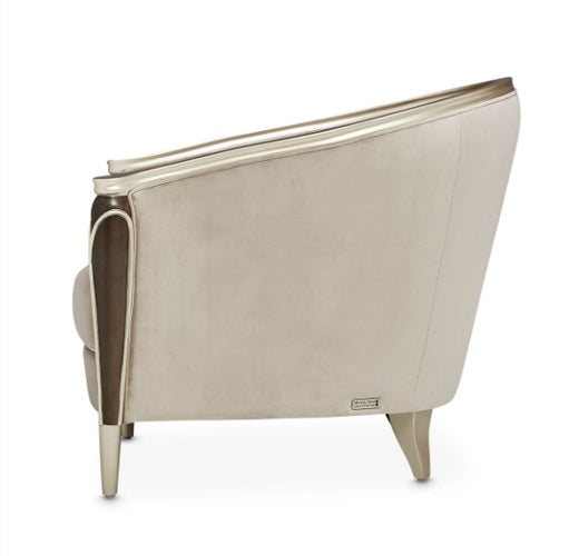 AICO Villa Cherie Matching Accent Chair in Hazelnut - Bargain Furniture (Detroit, MI)