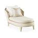 AICO Villa Cherie Chaise in Caramel - Bargain Furniture (Detroit, MI)