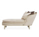 AICO Villa Cherie Chaise in Hazelnut - Bargain Furniture (Detroit, MI)