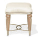 AICO Villa Cherie Ottoman in Caramel - Bargain Furniture (Detroit, MI)