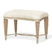 AICO Villa Cherie Ottoman in Caramel - Bargain Furniture (Detroit, MI)