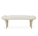AICO Villa Cherie Tufted Bed Bench in Hazelnut - Bargain Furniture (Detroit, MI)