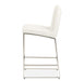 AICO Furniture State St.Counter Height Chair in Glossy White - Bargain Furniture (Detroit, MI)